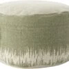 HomeRoots 20" Sage Green Abstract Round Pouf Ottoman 1 HomeRoots 20" Sage Green Abstract Round Pouf Ottoman -Olsberg shop 00aff556e49744d0bf680b215ff7653b