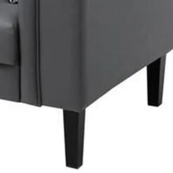 Ella 120 Inch 4 Seater Sofa, Deep Button Tufted, Gray Vegan Faux Leather-Benzara 10 Ella 120 Inch 4 Seater Sofa, Deep Button Tufted, Gray Vegan Faux Leather-Benzara -Olsberg shop 05236df34fe045769afba202c7405a50