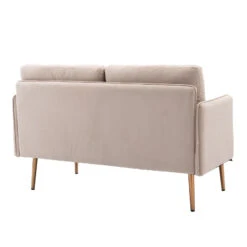 Velvet Accent Sofa With Stainless Feet - Stylish And Comfortable Home Furniture 11 Velvet Accent Sofa With Stainless Feet - Stylish And Comfortable Home Furniture -Olsberg shop 0a176374ea9744b1b32e4c5fccae0f32