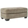 Textured Fabric Upholstered Ottoman With Welt Trim Details, Brown-Benzara 2 Textured Fabric Upholstered Ottoman With Welt Trim Details, Brown-Benzara -Olsberg shop 0ef38b8239ad420580cc1eb08c488e28