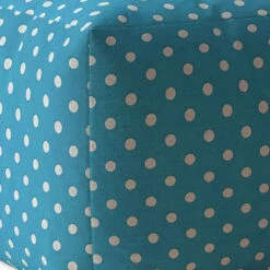 Homezia 17" Blue And White Cotton Polka Dots Pouf Ottoman 10 Homezia 17" Blue And White Cotton Polka Dots Pouf Ottoman -Olsberg shop 10a4899523934dd3ba803e84195eaa1e