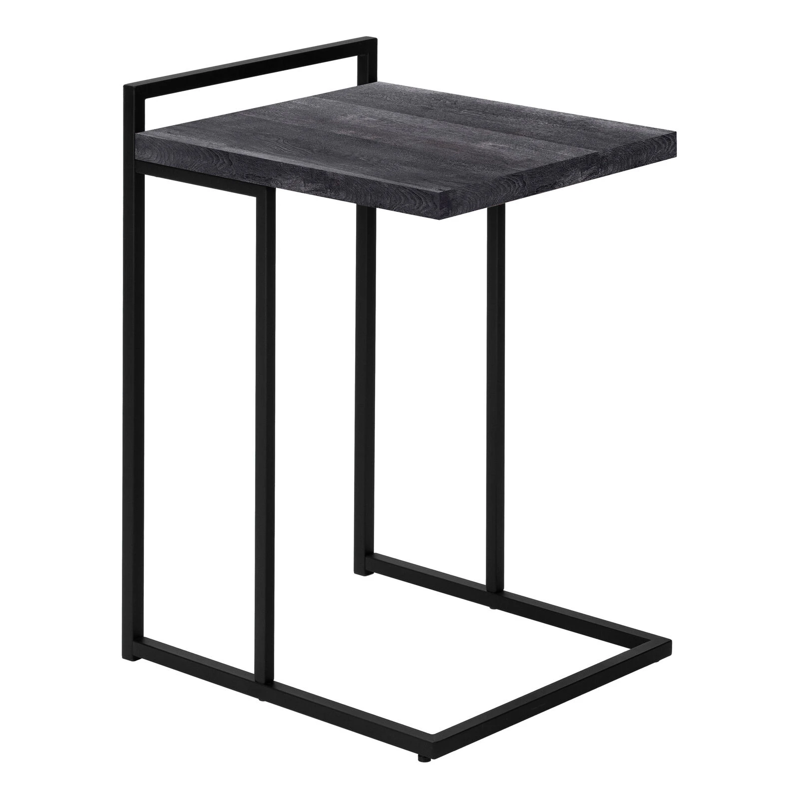 Monarch Specialties I 3633 Accent Table, C-shaped, End, Side, Snack, Living Room, Bedroom, Metal, Laminate, Black, Contemporary, Modern 3 Monarch Specialties I 3633 Accent Table, C-shaped, End, Side, Snack, Living Room, Bedroom, Metal, Laminate, Black, Contemporary, Modern