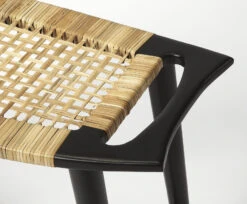 Homezia Black And Natural Cane Woven Stool 7 Homezia Black And Natural Cane Woven Stool -Olsberg shop 11ac4d848c154dc6a4f5ed25fd1c52fd