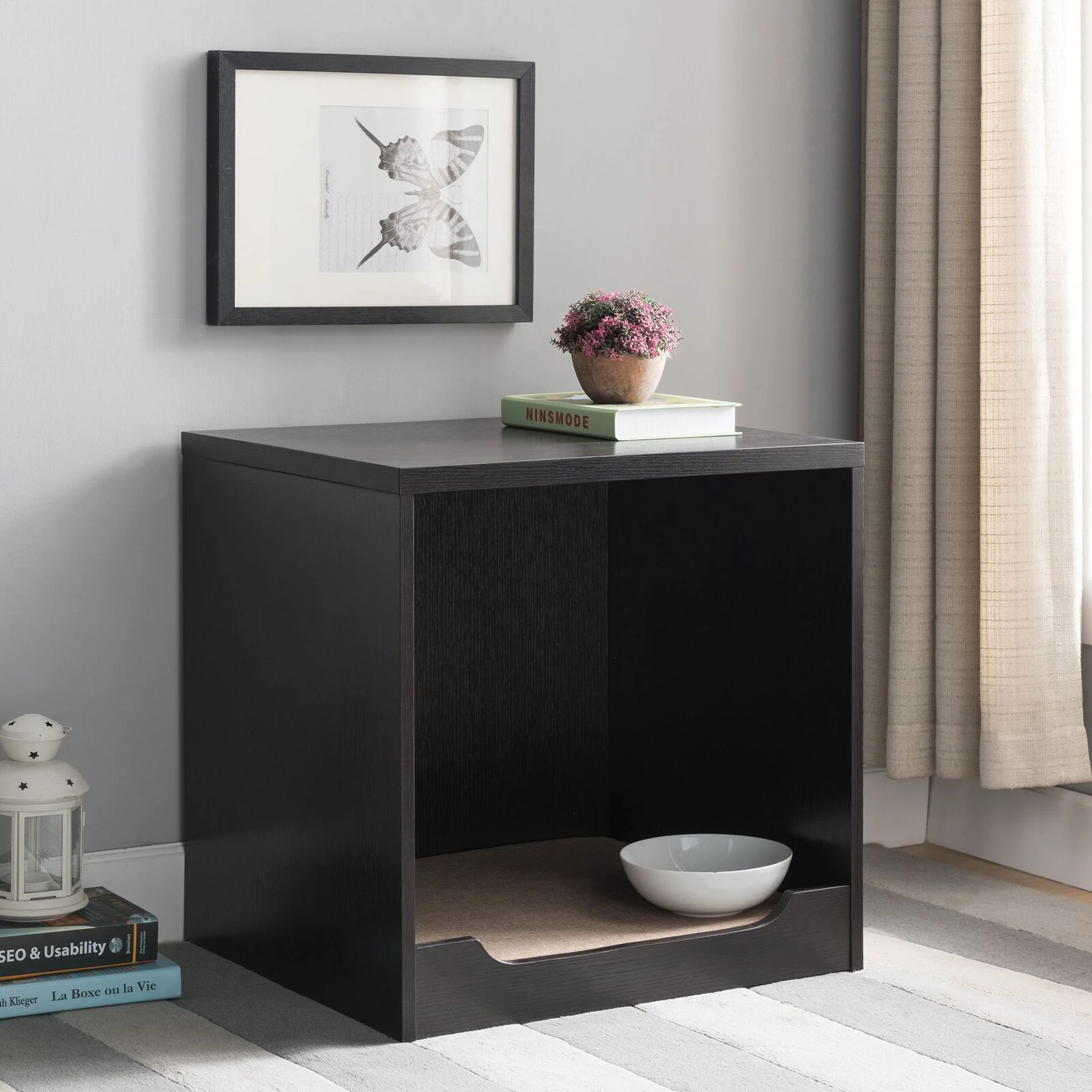 Red Cocoa Pet End Table With Removable Mat Living Room Dogs Cats Pets 3 Red Cocoa Pet End Table With Removable Mat Living Room Dogs Cats Pets