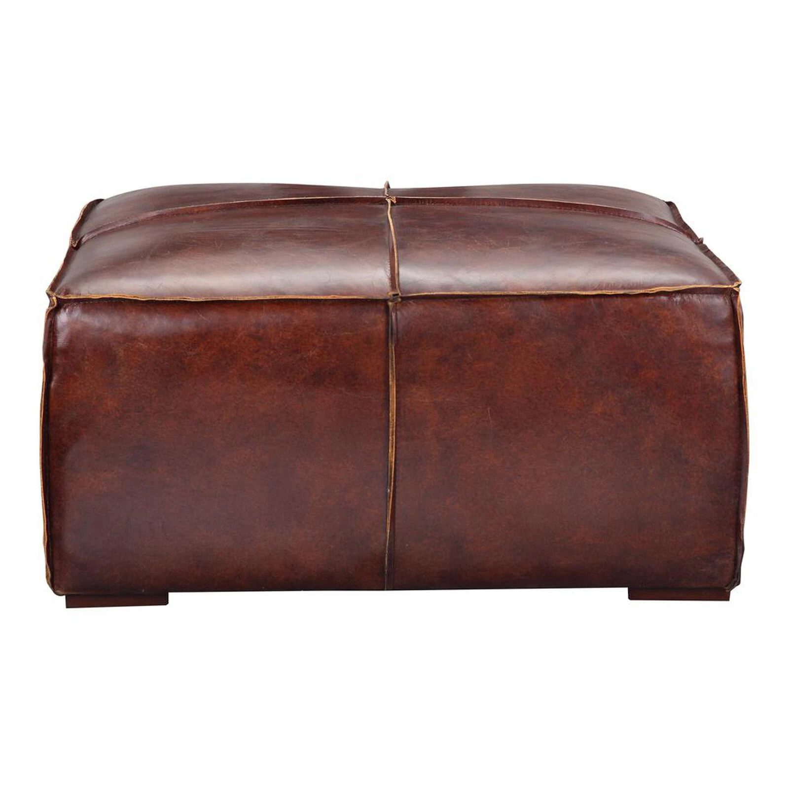 Stamford Leather Coffee Table - Dark Brown, Belen Kox 4 Stamford Leather Coffee Table - Dark Brown, Belen Kox - Image 2