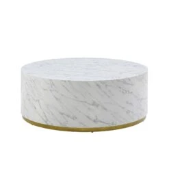 Faux Marble Coffee Tables For Living Room