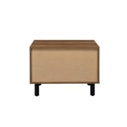 Accent Table With A Stlish Pull Out Tray, Brown And Black-Benzara 10 Accent Table With A Stlish Pull Out Tray, Brown And Black-Benzara -Olsberg shop 1b44091274374bd2855325b7dc02e0f6