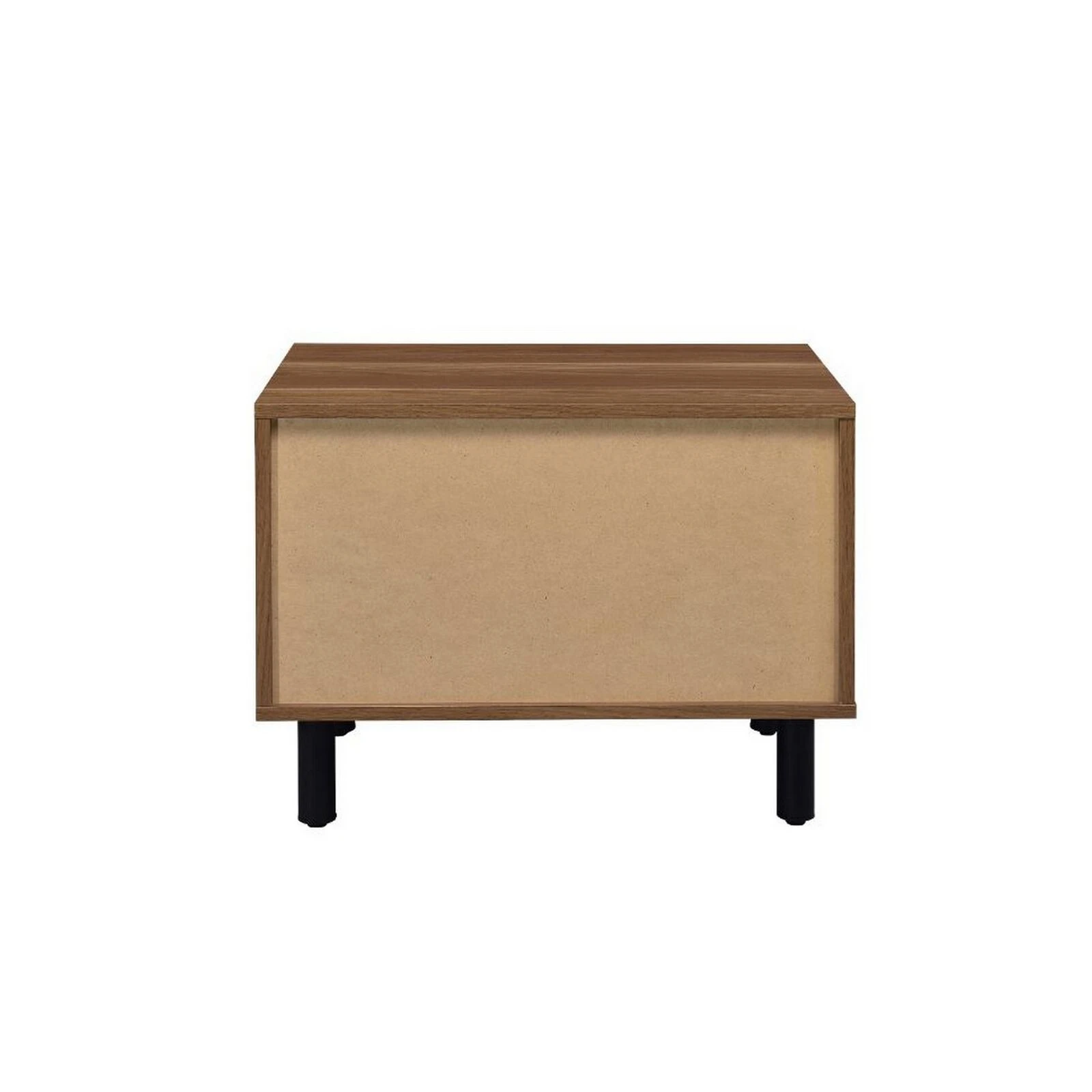 Accent Table With A Stlish Pull Out Tray, Brown And Black-Benzara 6 Accent Table With A Stlish Pull Out Tray, Brown And Black-Benzara - Image 4