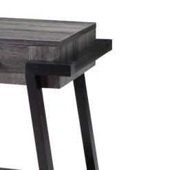 Wooden End Table With Angled Leg Support And 1 Drawer, Black And Gray- Benzara 9 Wooden End Table With Angled Leg Support And 1 Drawer, Black And Gray- Benzara -Olsberg shop 1d47da1876384c07b8cac7a479d3ec29