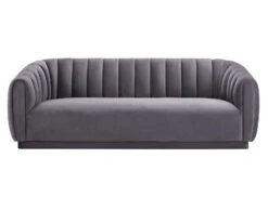 Arno Mauve Velvet Sofa