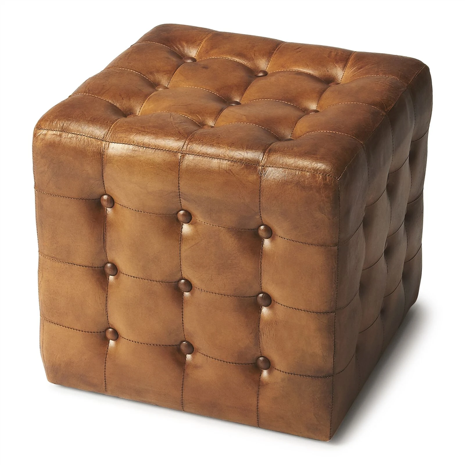 Leather Ottoman, Belen Kox 3 Leather Ottoman, Belen Kox