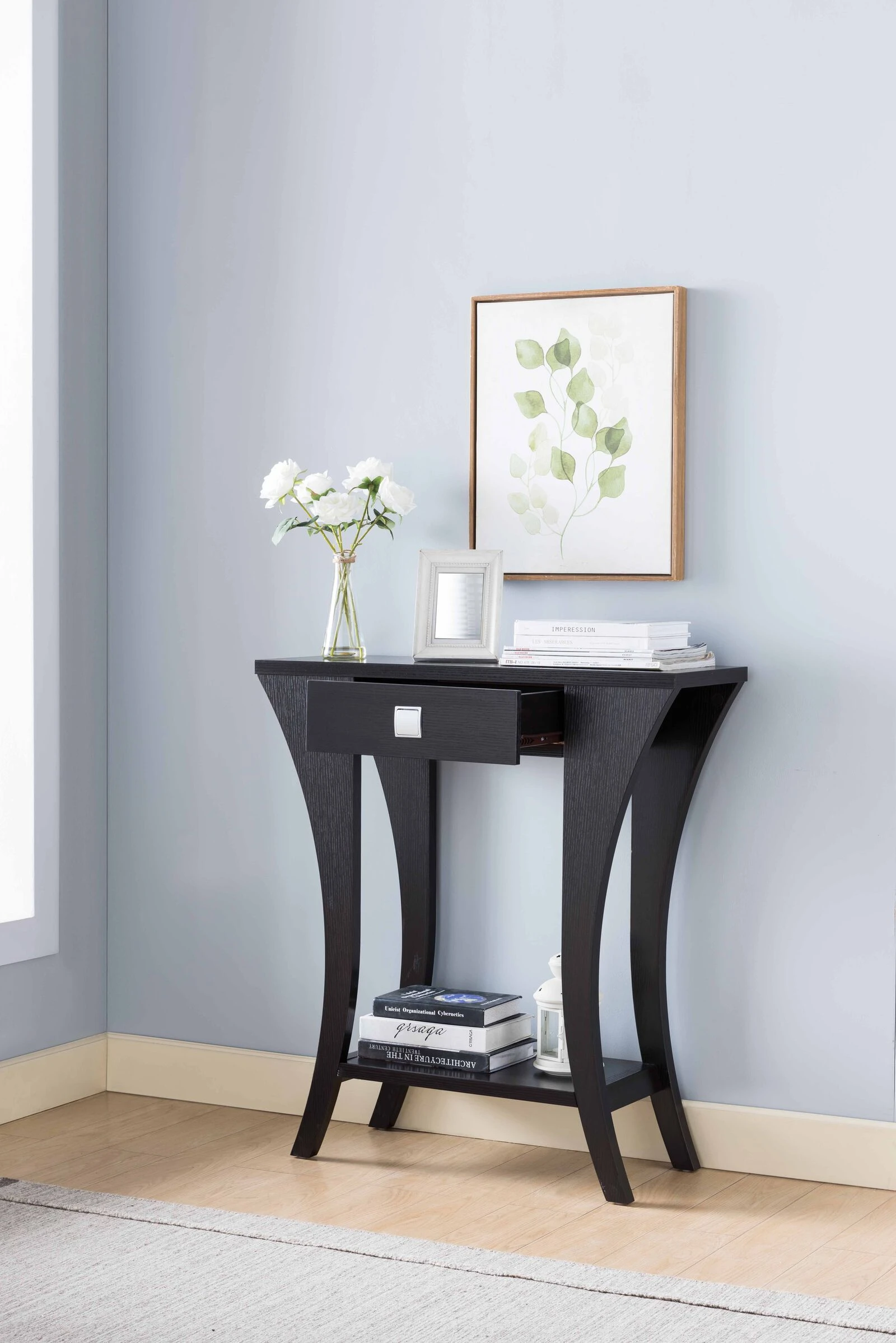 Red Cocoa Entryway/Hallway Console With Drawer Table 5 Red Cocoa Entryway/Hallway Console With Drawer Table - Image 3