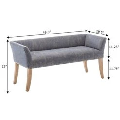 Design4Comfort Gabriella Jacquard Bench Ottoman-Benzara 15 Design4Comfort Gabriella Jacquard Bench Ottoman-Benzara -Olsberg shop 23c8982b31304be9ab6a3c2f3ec1a390