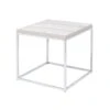 Homezia 24" Chrome And White Oak Manufactured Wood And Metal Square End Table 1 Homezia 24" Chrome And White Oak Manufactured Wood And Metal Square End Table -Olsberg shop 248ca2dc99d944438e7e068dc96a8be6