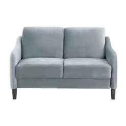 51.5" Loveseat Sofa Small Couch For Small Space For Living Room, Bedroom, Grey