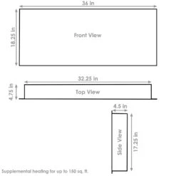 Sunnydaze Decor Sunnydaze Modern Flame Wall-Mounted Electric Fireplace -Olsberg shop 24b26efd2cb649cc8ec867964056f88c