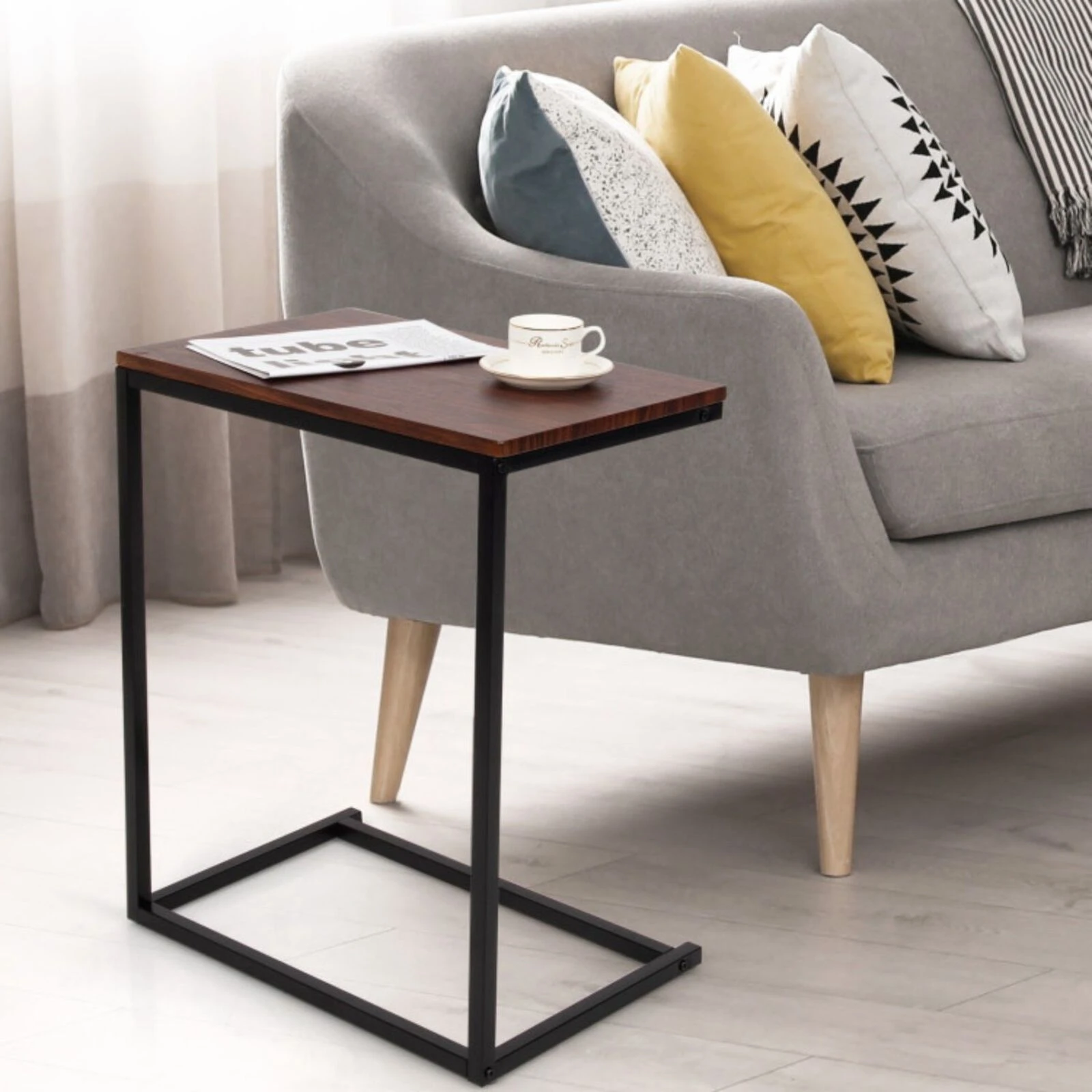 26 Inch Beside Sofa Laptop Holder End Stand Desk 4 26 Inch Beside Sofa Laptop Holder End Stand Desk - Image 2