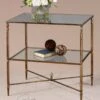 Uttermost Henzler Mirrored Glass Lamp Table 1 Uttermost Henzler Mirrored Glass Lamp Table -Olsberg shop 26120