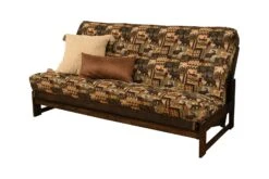 7-inch Innerspring Full-size Futon Mattress In Cabin Print