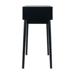 Ela 35 Inch 2 Drawer Wood Console Table, Woven Rattan Panels, Brown, Black-Benzara 9 Ela 35 Inch 2 Drawer Wood Console Table, Woven Rattan Panels, Brown, Black-Benzara -Olsberg shop 3145e22d61df4bf6a2690fde23b3edea