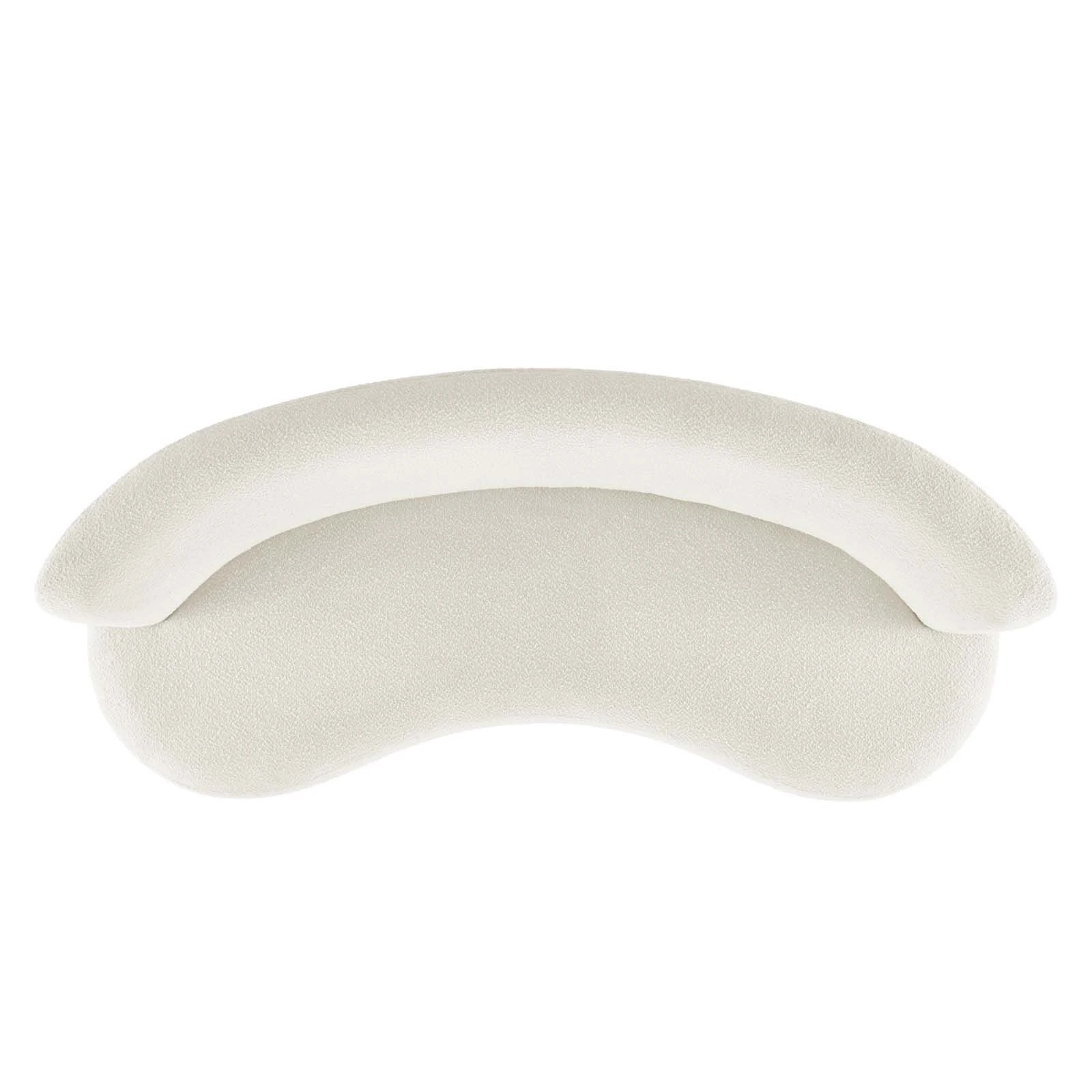 Kindred Boucle Upholstered Upholstered Fabric Sofa White EEI-5488-BLK-IVO 9 Kindred Boucle Upholstered Upholstered Fabric Sofa White EEI-5488-BLK-IVO - Image 7