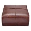 Stamford Leather Coffee Table - Dark Brown, Belen Kox