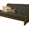 Queen-size Washington Futon With Linen Charcoal Mattress -Olsberg shop 32a2ad9189644135b4a728a44d783792
