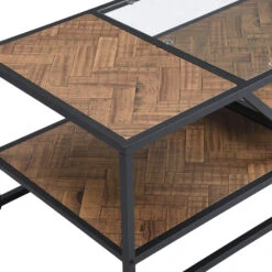 Black Coffee Table With Storage Shelf, Tempered Glass Coffee Table With Metal Frame 15 Black Coffee Table With Storage Shelf, Tempered Glass Coffee Table With Metal Frame -Olsberg shop 34e1f896442d4e0e947b14b967980eb2