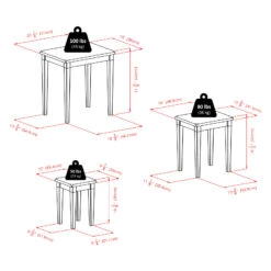 Winsome Regalia 3pc Nesting Table 19 Winsome Regalia 3pc Nesting Table -Olsberg shop 35624e8933134484851f2a32fb15ad16