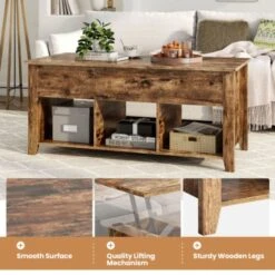 Lift Top Coffee Table With Storage Lower Shelf 9 Lift Top Coffee Table With Storage Lower Shelf -Olsberg shop 376d79ff55164210a48d175692aa2e78