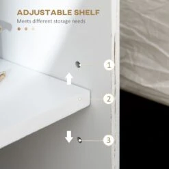 Flip Top End Side Table With Storage Drawer And Cabinet, 11.5" X 24" X 24.25", White 13 Flip Top End Side Table With Storage Drawer And Cabinet, 11.5" X 24" X 24.25", White -Olsberg shop 3cb115cb489c4a8aa162ff4a434e663e