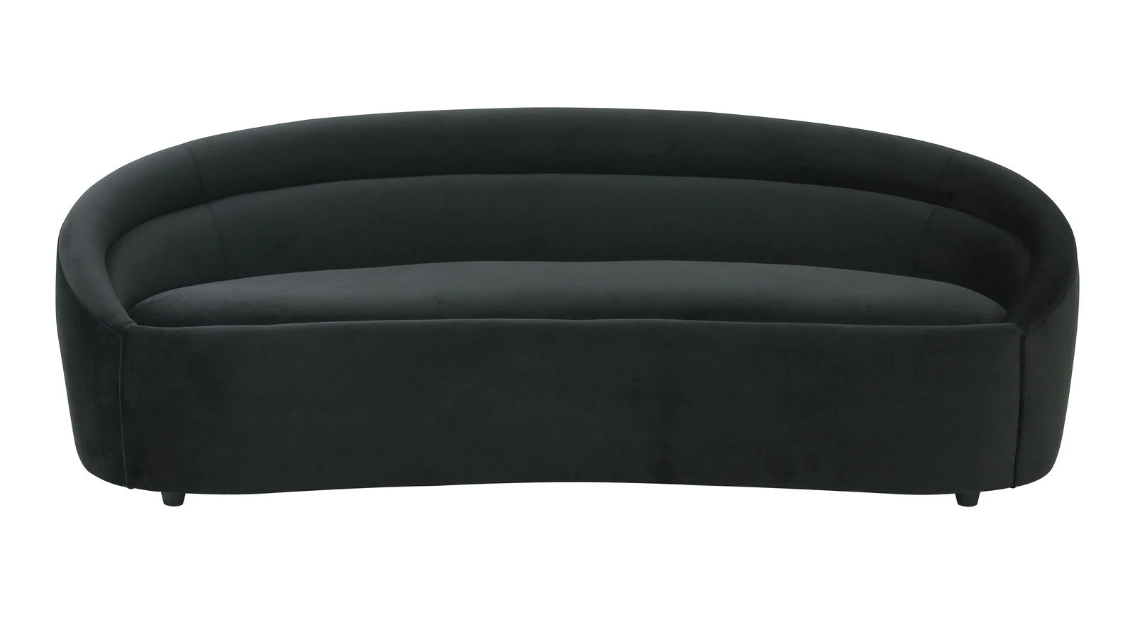 Ellison Black Velvet Sofa 3 Ellison Black Velvet Sofa