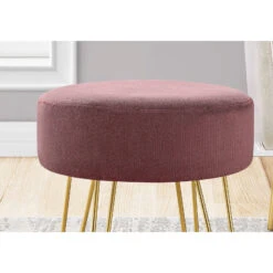 Monarch Specialties I 9000 Ottoman, Pouf, Footrest, Foot Stool, 14" Round, Fabric, Metal Legs, Contemporary, Modern 9 Monarch Specialties I 9000 Ottoman, Pouf, Footrest, Foot Stool, 14" Round, Fabric, Metal Legs, Contemporary, Modern -Olsberg shop 404fb8493de04769ac798b6774015314
