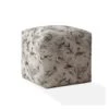 Homezia 17" Beige Flax Pouf Ottoman 1 Homezia 17" Beige Flax Pouf Ottoman -Olsberg shop 40b0ed55963b4f059bd3952e81b7e4d8