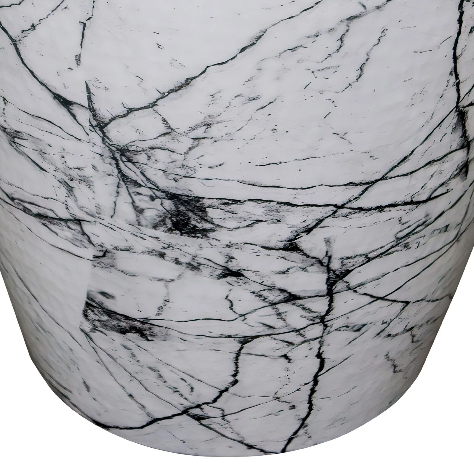 16 Inch White Round Accent Side Table 10 16 Inch White Round Accent Side Table - Image 8