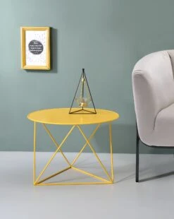 ACME Epidia Accent Table, Yellow Finish 5 ACME Epidia Accent Table, Yellow Finish -Olsberg shop 4935f273446545e59c447239d702d716