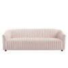 Announce Performance Velvet Channel Tufted Sofa
