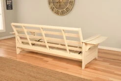 Phoenix Futon In Antique White With Marmont Thunder Mattress -Olsberg shop 4b402161ed4149c1879bf7380298631b