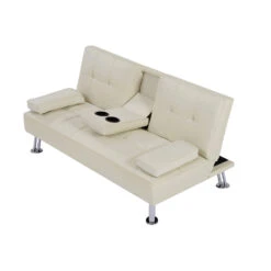BEIGE LOVESEAT SOFA BED WITH CUP HOLDER 15 BEIGE LOVESEAT SOFA BED WITH CUP HOLDER -Olsberg shop 4b56b075dcf648698d67d038618b84bd