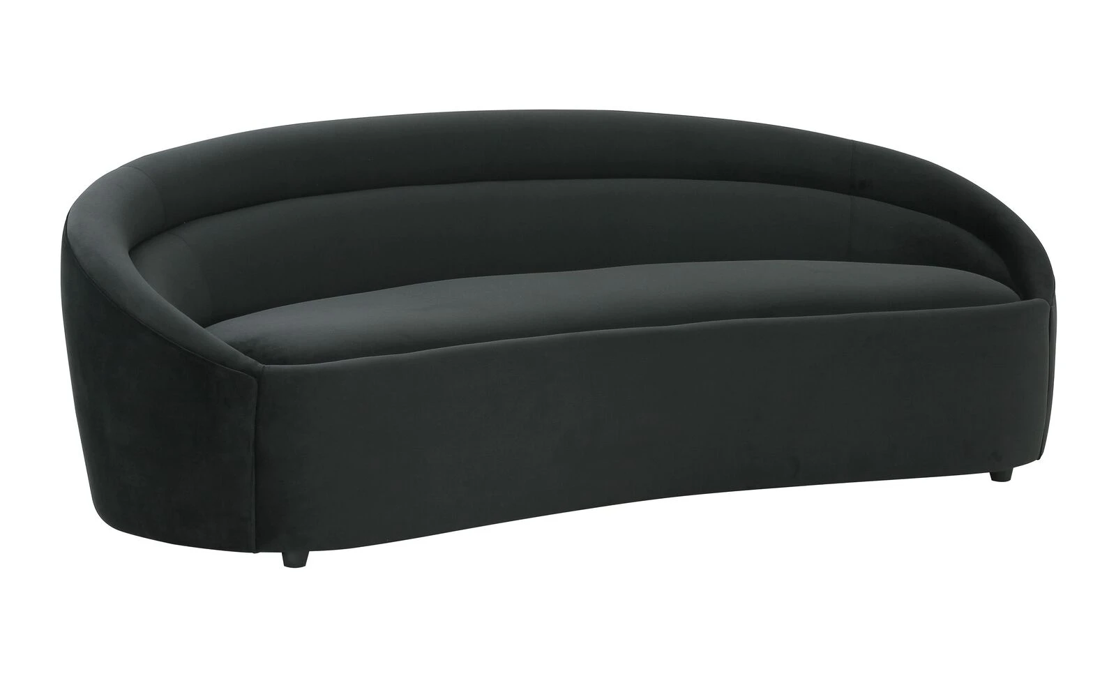 Ellison Black Velvet Sofa 5 Ellison Black Velvet Sofa - Image 3