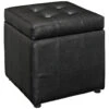 Volt Storage Upholstered Vinyl Ottoman -Olsberg shop 50b1b542260146d0935020bdcd232a9c