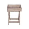 22 Inch Farmhouse Square Tray Top End Table, Mango Wood, X Shape Foldable Frame, Washed White-Benzara 2 22 Inch Farmhouse Square Tray Top End Table, Mango Wood, X Shape Foldable Frame, Washed White-Benzara -Olsberg shop 55bab380c9c246618d61612c25a5f875