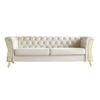 Modern Tufted Velvet Sofa 87.4 Inch For Living Room Beige Color 1 Modern Tufted Velvet Sofa 87.4 Inch For Living Room Beige Color -Olsberg shop 58e4a1f245e843b09f62522f8ac1f1f8