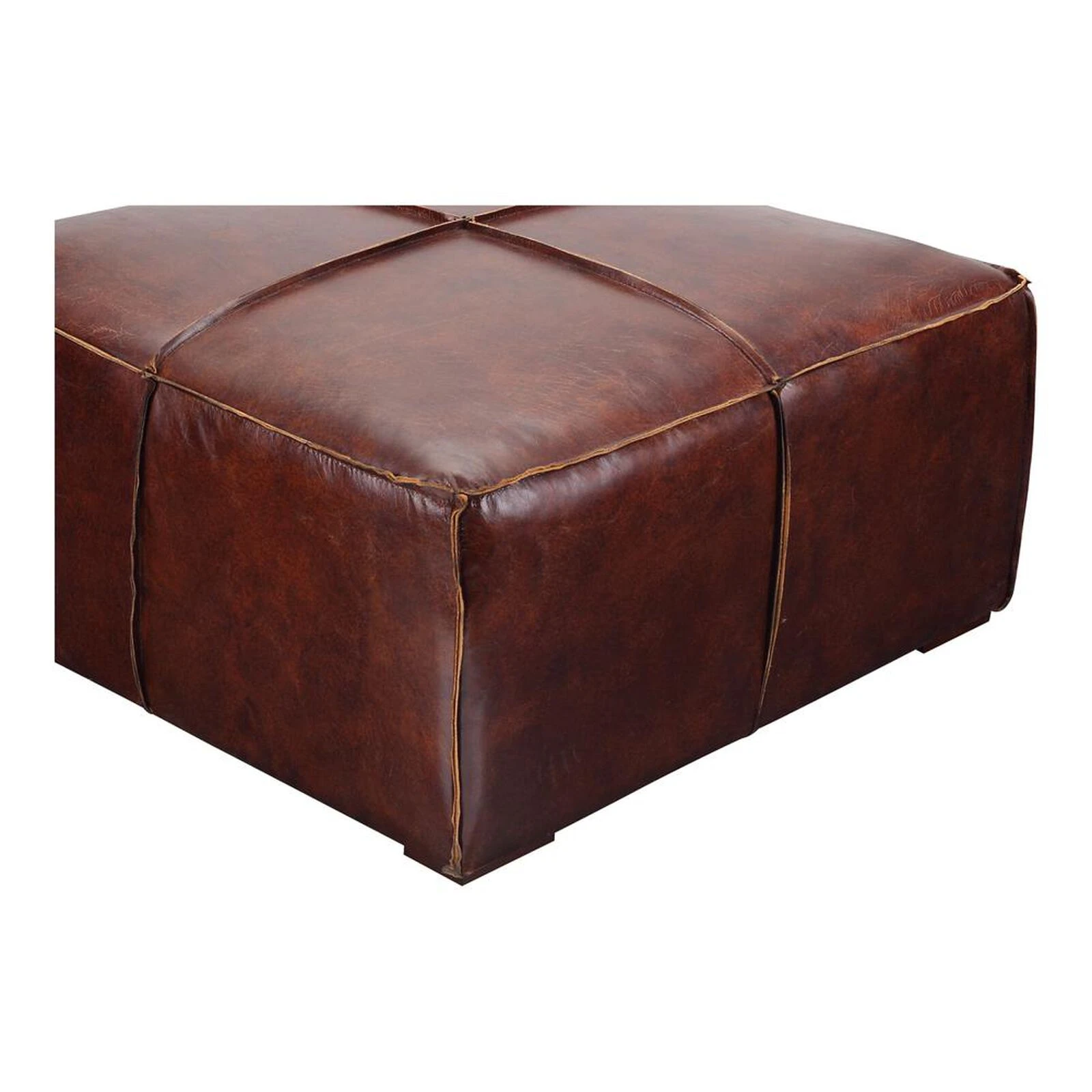 Stamford Leather Coffee Table - Dark Brown, Belen Kox 6 Stamford Leather Coffee Table - Dark Brown, Belen Kox - Image 4