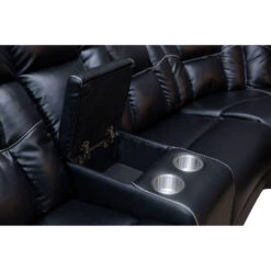 Manual Reclining Sofa Faux Leather Sofa Set Black 18 Manual Reclining Sofa Faux Leather Sofa Set Black -Olsberg shop 5b2155d449e846b09985fd4124eeacdc