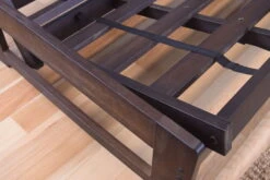 Aspen Futon Frame In Reclaimed Mocha -Olsberg shop 6220cef7ba264bbaa89e56e3ca0e2b15