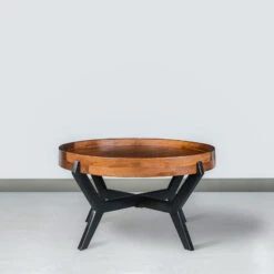 Industrial Acacia Wood Tray Coffee Table 19 Industrial Acacia Wood Tray Coffee Table -Olsberg shop 63912226cd0d41f399aefd5efe76795c
