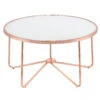 ACME Alivia Coffee Table, Rose Gold & Frosted Glass -Olsberg shop 65ac4c567d0543698d26114002241bf2