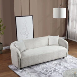 Modern Minimalist Sofa For Living Room Lounge Home Office, Color:Bishop Beige 13 Modern Minimalist Sofa For Living Room Lounge Home Office, Color:Bishop Beige -Olsberg shop 678e3cecdbd44a0bbacabc22bd1d4ef4