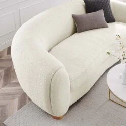 Abundant Boucle Upholstered Fabric Sofa 17 Abundant Boucle Upholstered Fabric Sofa -Olsberg shop 67c513aac9b74538ac7e9b2a45008481